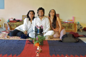Savira, Sanjeev and Poonah from Yogalife